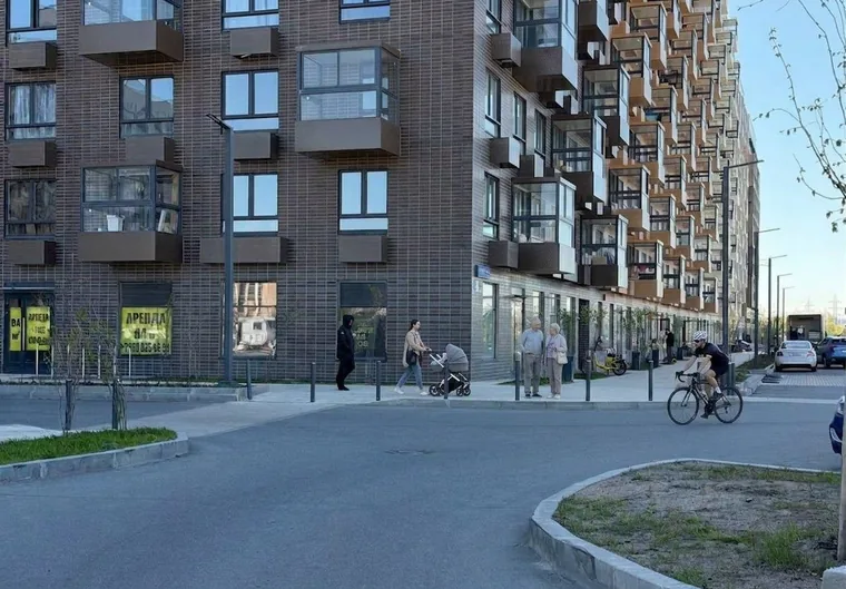 Угол на трафике, 85 м²